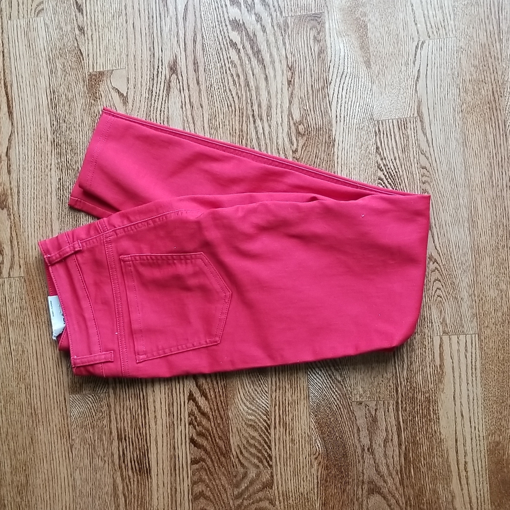 (10) NWT Nygard Red Skinny Jeans Cotton Blend Trendsetter Contemporary